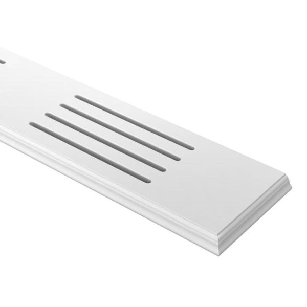 Fönsterbänk Duri 5923 vit, ribbad 1200 mm