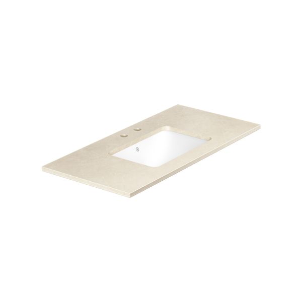 Allastaso Gustavsberg Ducentic GB71DCWT10CC12 100 cm, beige, 1 pesuallas, 2 hanareikää 