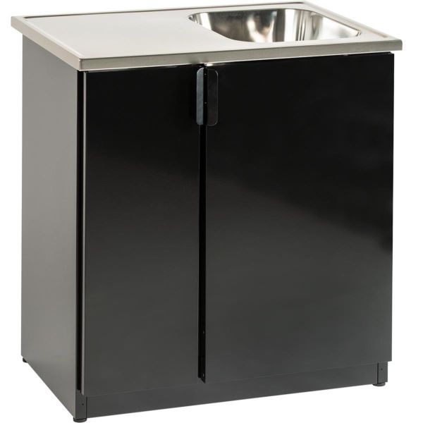 Tvättbänk Nimo TB 800 T svart, höger 