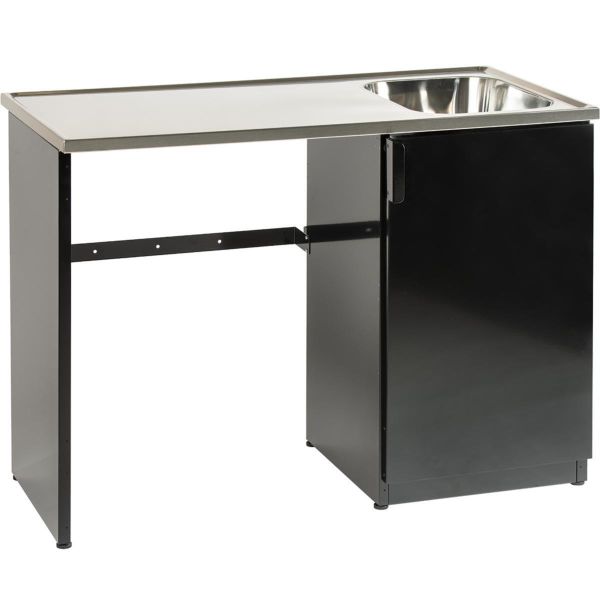 Vaskebenk Nimo TB 1200 HT svart, høyre 
