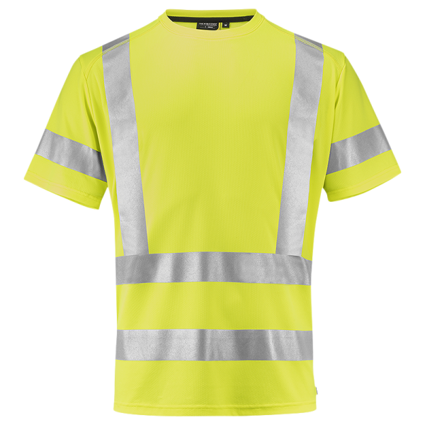 T-skjorte Texstar TS23 gul, varsel XS