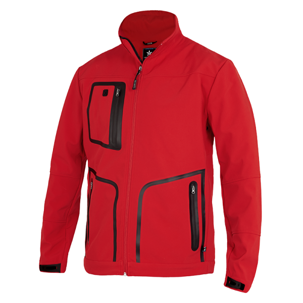 Softshelljakke Texstar FJ30 rød S