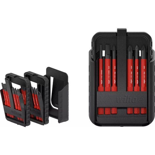 Bitsæt Wiha slimBit 43162 12 dele, SL, PH, PZ, SL/PZ, TX, 1000 V 