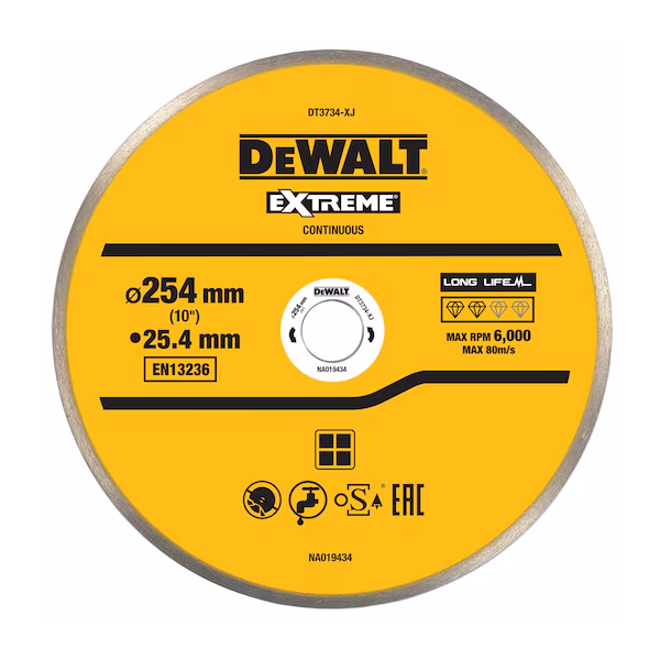 Diamantkappeskive Dewalt DT3734-XJ 254x25,4 mm 