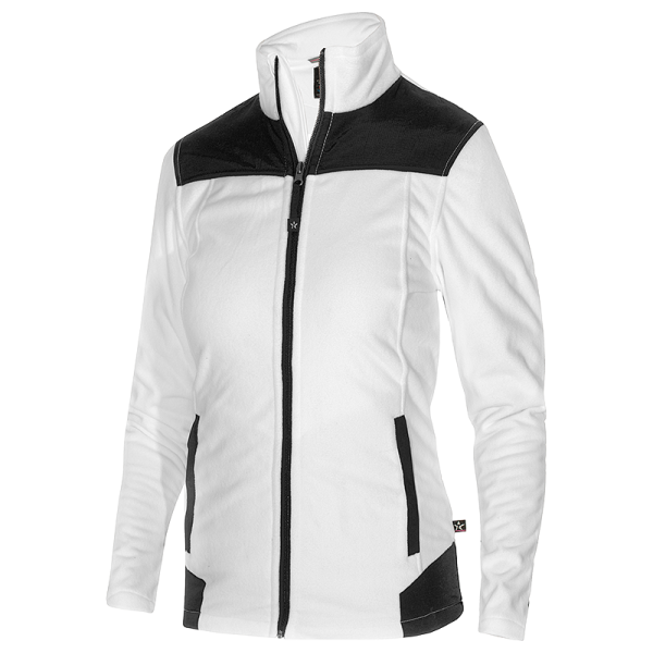 Fleecejacka Texstar WJ46 vit Vit XS