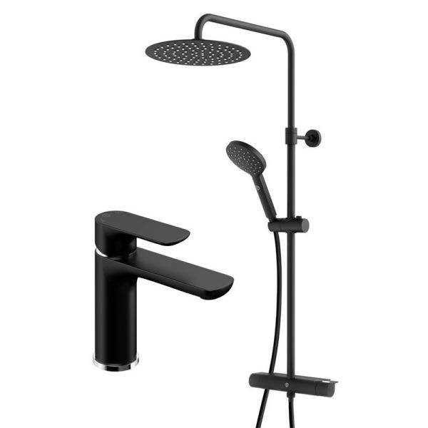 Blandingspakke Gustavsberg Estetic GB4120849953 mat sort, 160 c/c 