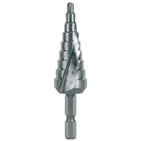 Porrasporanterä Ruko 101051H 1/4&quot teräkiinnike 4-20 mm