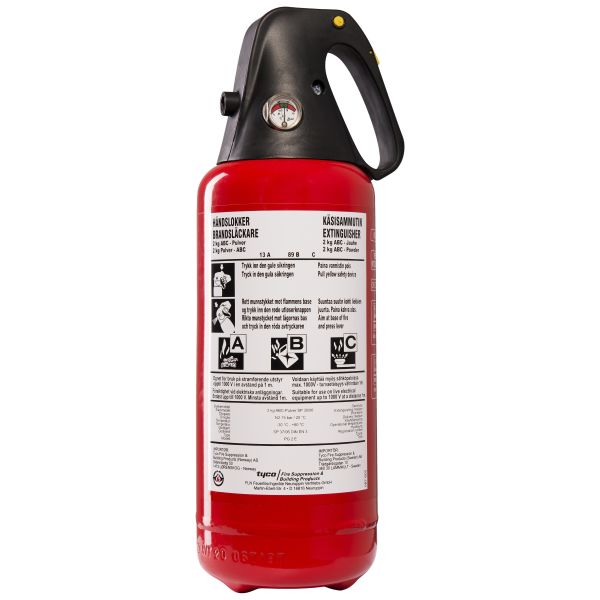 Brandsläckare Total FLG PG2E 13A 89BC pulver 2 kg, utan slang