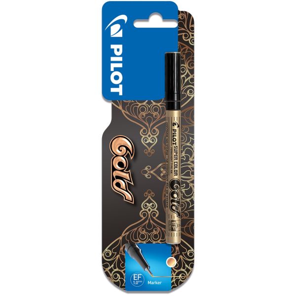 Markeringspenn Pilot SuperColor permanent Gull