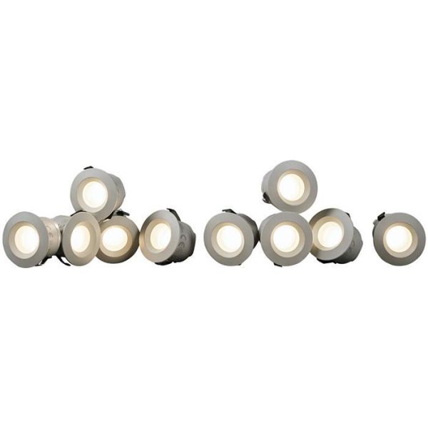 Alasvalo Hide-a-Lite Core Smart 45°, valkoinen, 3000 K, 60 lm, 10 kpl 