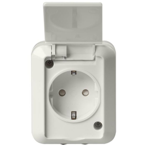 Vägguttag ABB 20ESW IP55, snabbanslutning 1-vägs