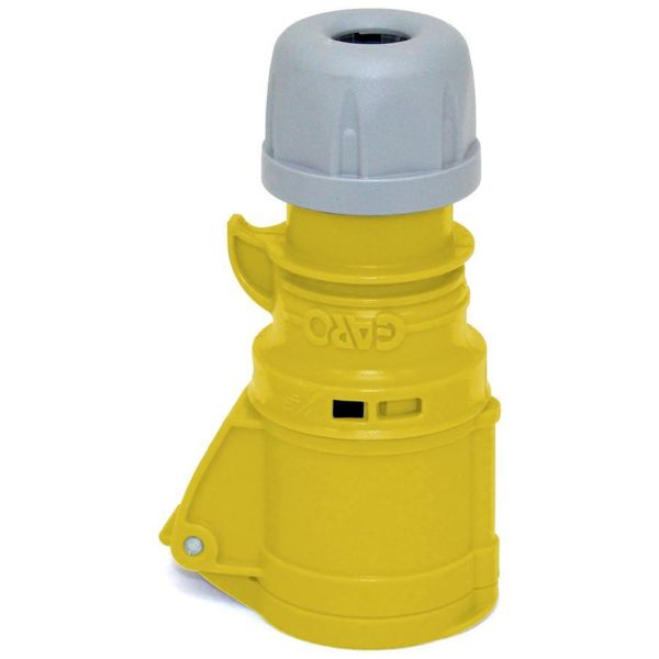 Skarvuttag Garo S 332-4 Q IP44, 4-polig, 32A, Quick Gul, 4 h