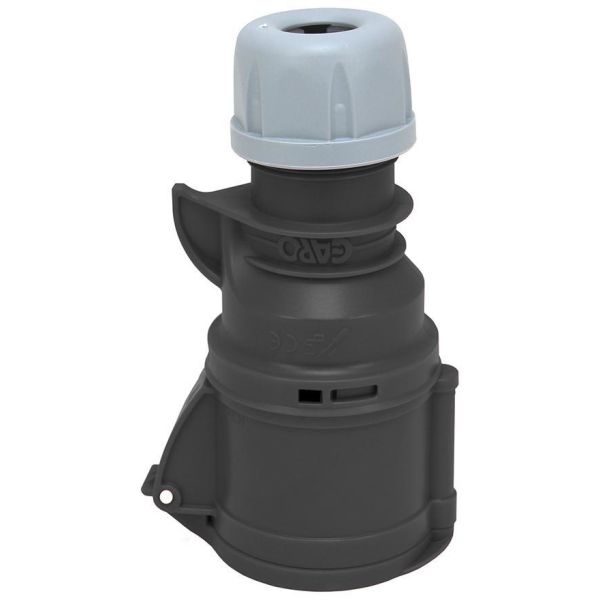 Skarvuttag Garo S 432-5 Q IP44, 5-polig, 32A, Quick Svart, 5 h
