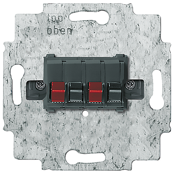 Högtalaruttagsinsats ABB 0248.00 stereo, max 10 mm² 