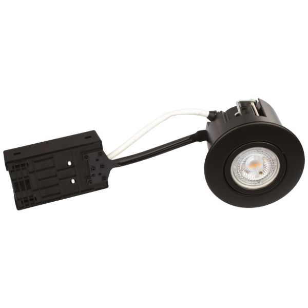 Downlight Scan Products Luna QI 2700 K, 5 W, indendørs Mat sort