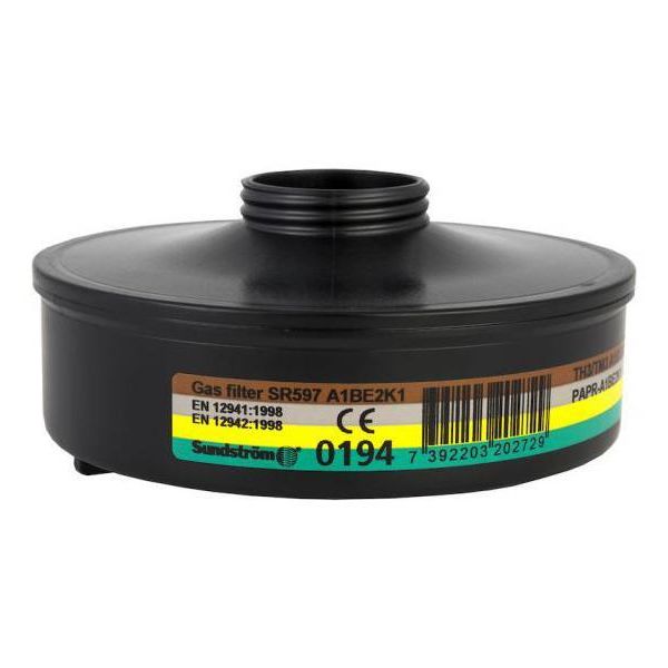 Gasfilter Sundström SR 597 A1BE2K1 