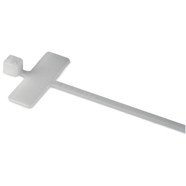 Merkebånd Hellermann Tyton IT18R med merkeplate, 2,5 x 100 mm, 100 stk. 