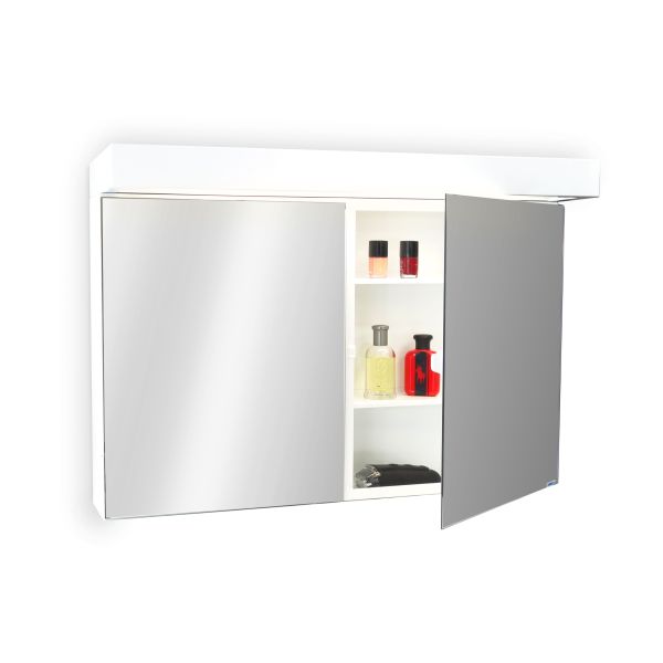 Peilikaappi Gårö Plåtprodukter Emir 2 800 x 500 x 115 mm, 4 metallihyllyä 