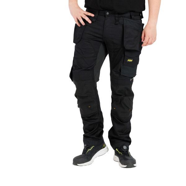 Håndværkerbukser Snickers Workwear 6241 AllroundWork sort, stræk Sort C52