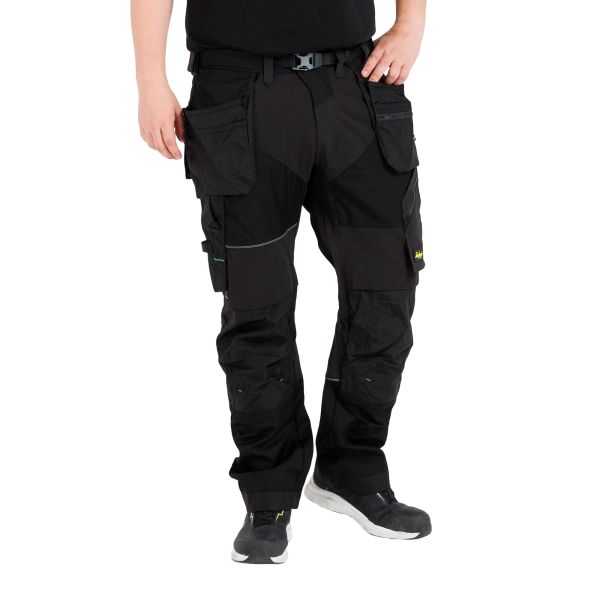 Arbeidsbukse Snickers Workwear 6902 FlexiWork  Svart Str. 48