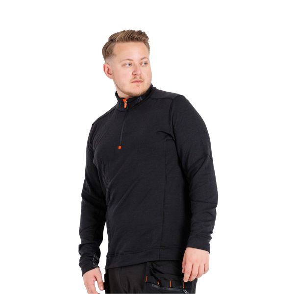 Undertrøje Helly Hansen Workwear Lifa Merino 75107-990 sort Sort Str. L