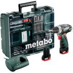 Metabo POWERMAXX BS BASIC SET Skruvdragare med batteri och laddare