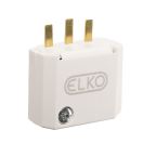 Støpsel Elko EKO04970 DCL, 2 poler, hvit 