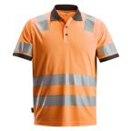 Pikéskjorte Snickers 2730 AllroundWork varsel, oransje S