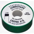 Unipak Jumbotape Gängtätningstejp 19 mm x 15 m x 0,2 mm