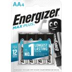 Energizer Max Plus Batteri alkaliskt, AA, 1,5 V, 4-pack