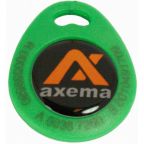 Nøkkelbrikke Axema PR-4 grønn, lasergravert ID-kode 