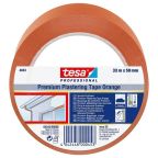 Tesa 4843 Byggteip PVC, UV-resistant, 33 m x 50 mm, orange