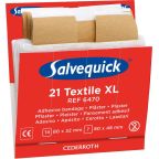 Salvequick 6470 Tekstilplaster XL 6x21st
