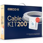 Ebeco Cable Kit 200 Gulvvarmekabel 187 m, 2080W