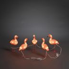 Dekorasjonsbelysning Konstsmide Flamingo 24 V, 5-pakning 