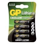Litiumbatteri GP Batteries 24LF-2U4 1.5V, 4-pack AAA