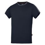T-skjorte Snickers 2518 AllroundWork marineblå S