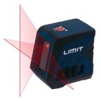 Limit 1000-R Ristilaser punainen laservalo, sis. paristot
