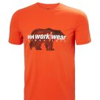 Helly Hansen Workwear GRAPHIC T-shirt orange