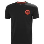 Helly Hansen Workwear GRAPHIC T-shirt svart
