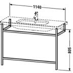 Durastyle DS989407676 Duravit Benkonstruktion 4045796
