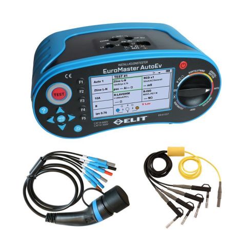 KAMIC Euromaster AutoEV PLUS Installasjonstester med batteri