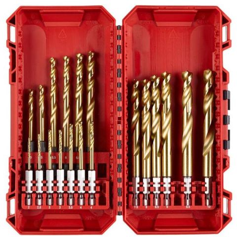 Milwaukee HSSG-TIN POF 19P Metallborsett 19 deler