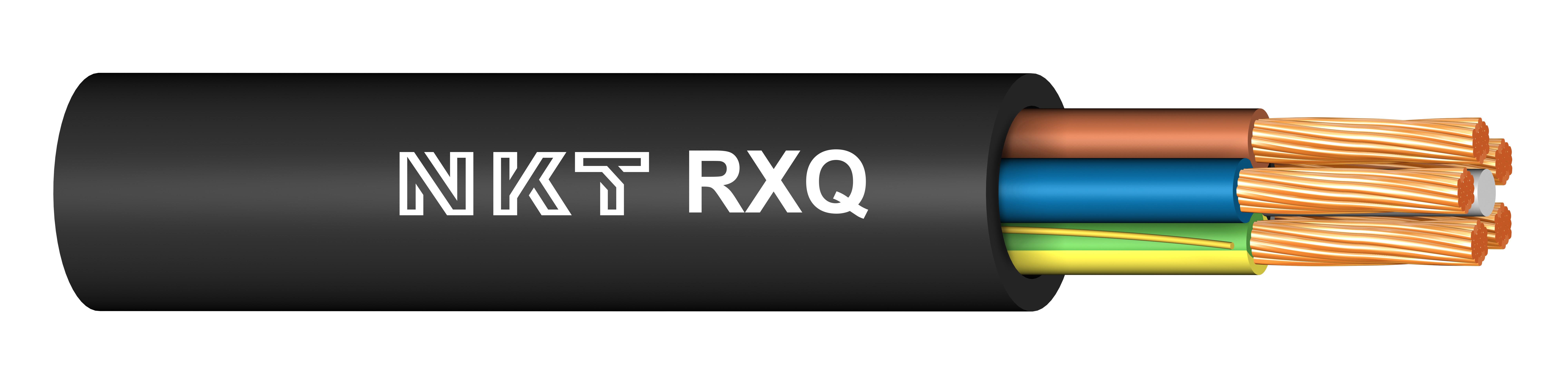NKT TFX420123-0 Jordkabel RXQ, 0,6/1 KV 5G 16 mm², 1 m kappet