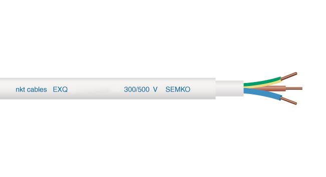 NKT EXQ XTRA Installasjonskabel 5G 1,5 mm², 300/500 V 1 m, kappet