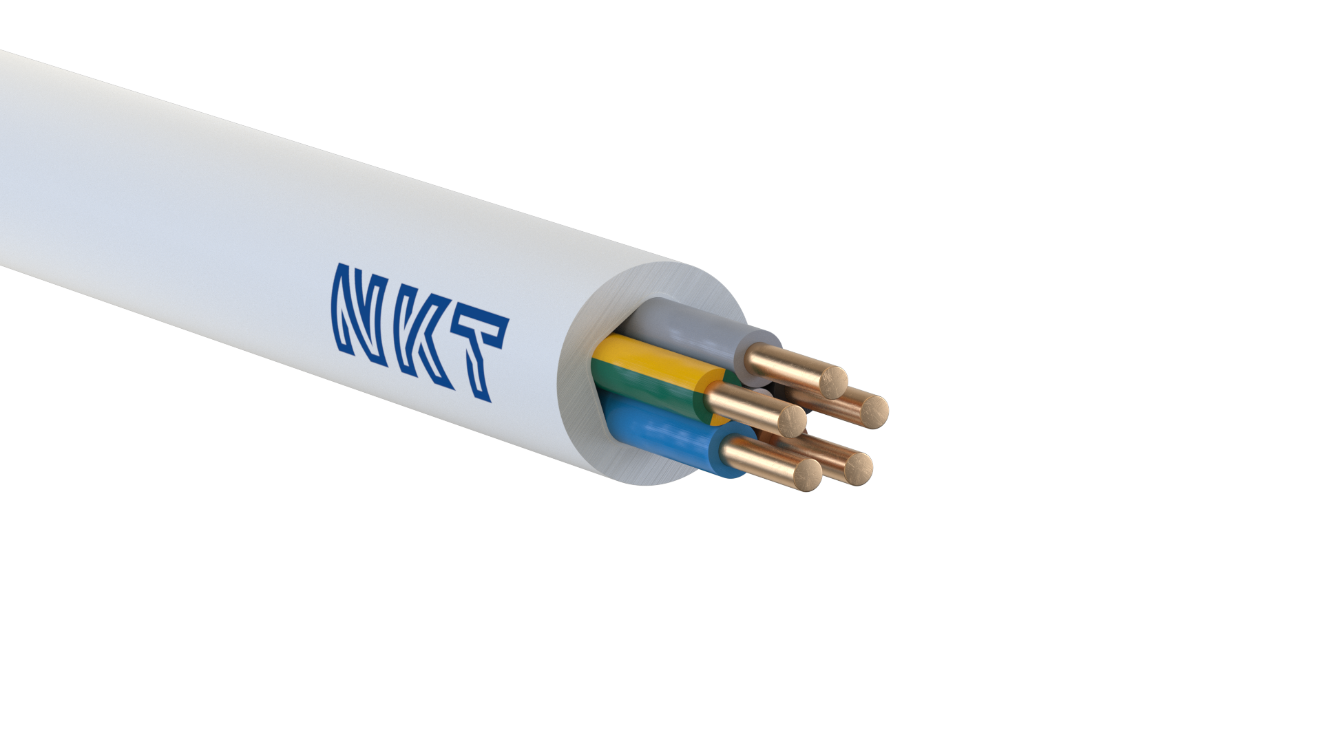 NKT EXQ XTRA Installasjonskabel 5G 1,5 mm², 300/500 V 50 m, ring