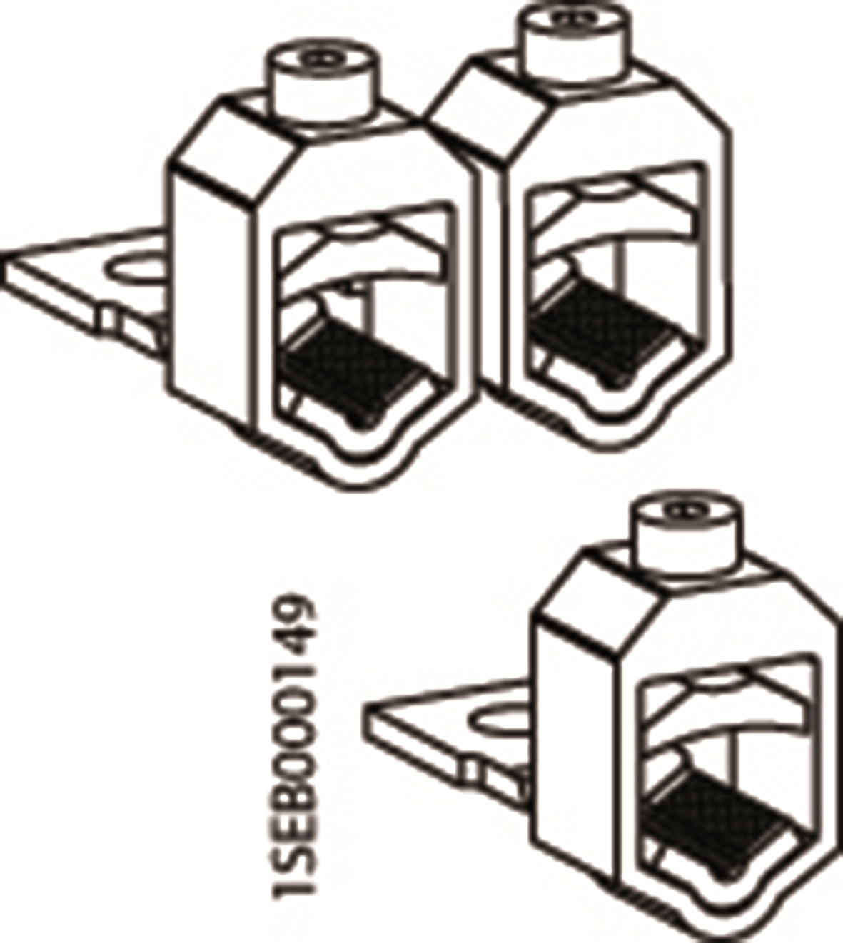 ABB VC-ZLBM/ZHBM123 V-klämma för XLBM 1,2,3, 95-240 kvmm