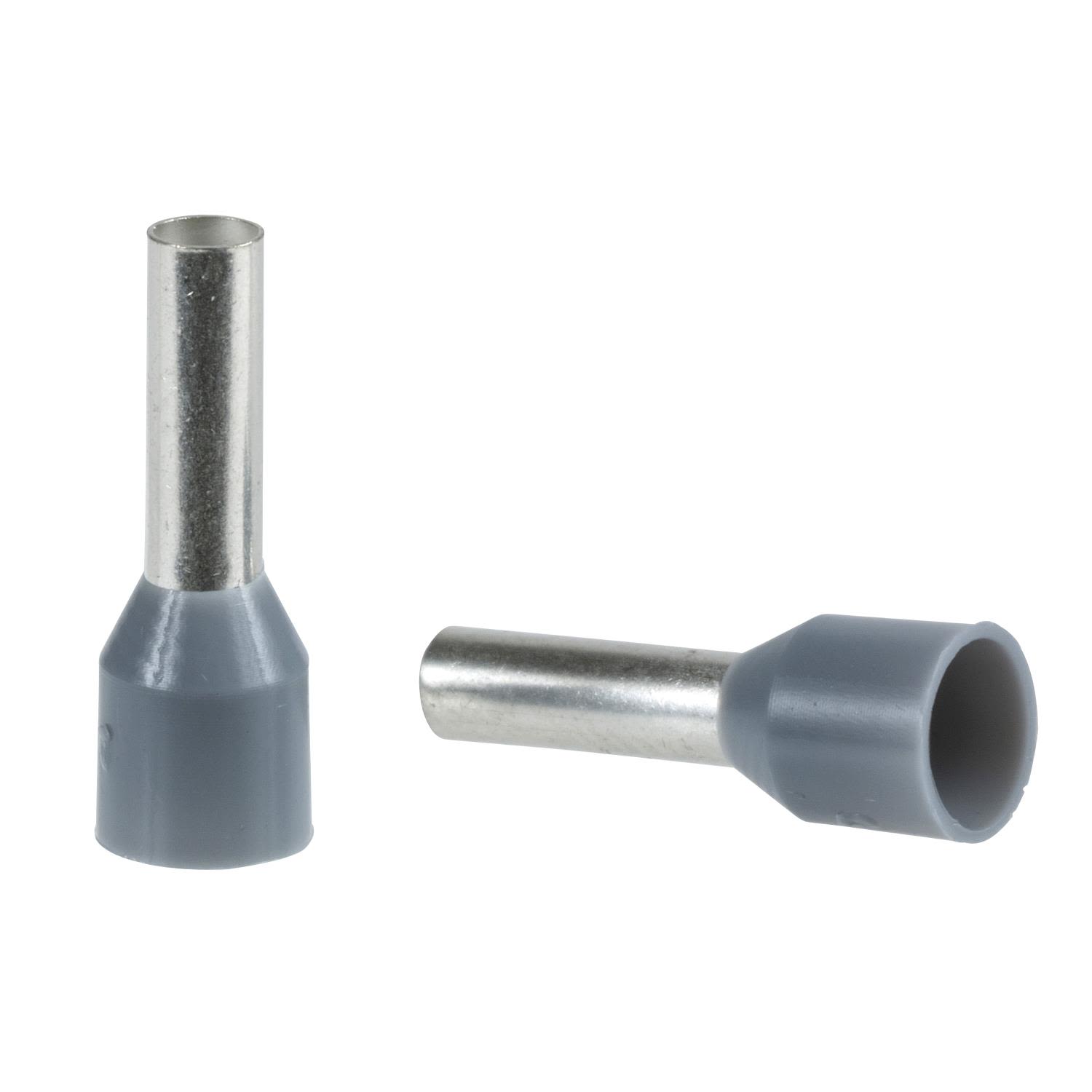 Schneider Electric DZ5-CE 025 Ändhylsa 8 mm, 100-pack 2.5 mm², grå