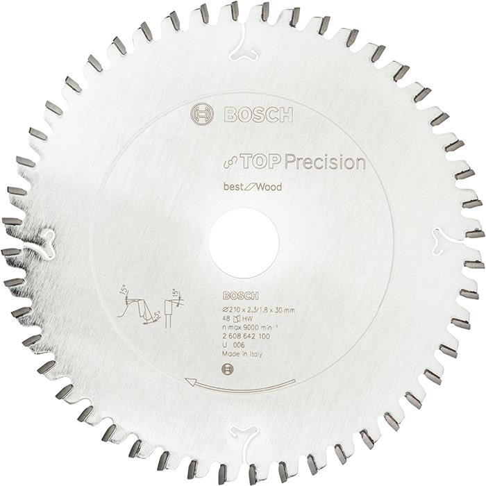 Bosch Top Precision Best for Wood Sågklinga 48T 210 mm