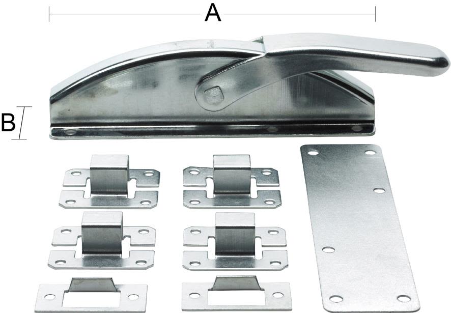 Habo 901-12 Z Garageregel utan stänger